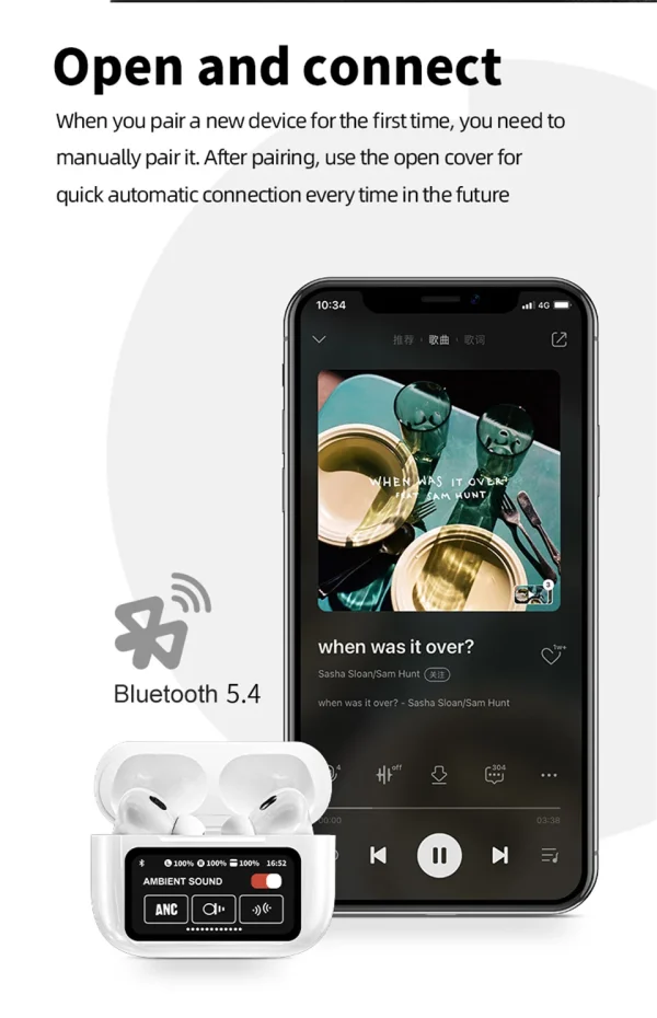 Pods Pro 2nd Generation Earbuds with Display Screen - Image 13